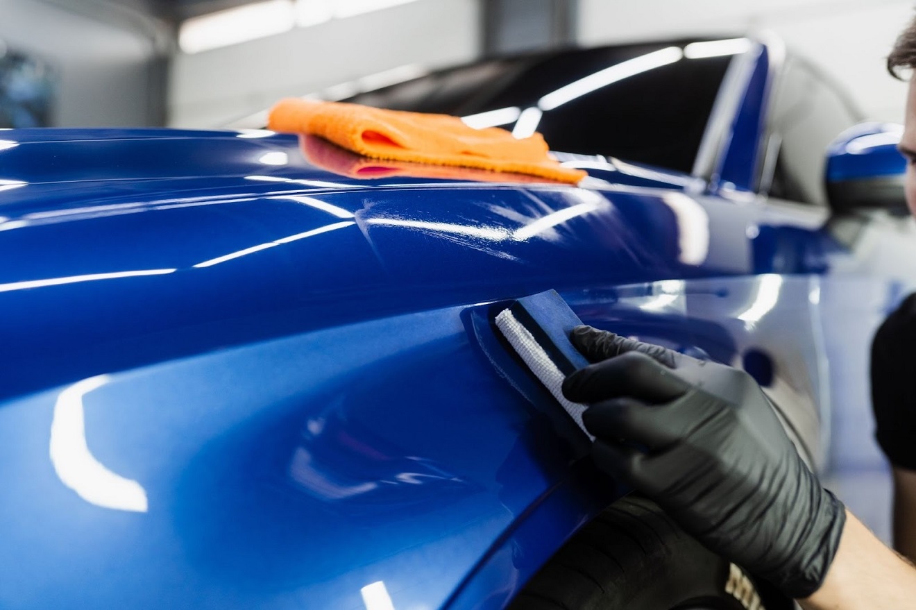 dịch vụ sơn dặm tại garage VinCar