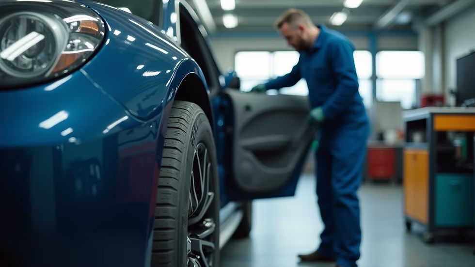 sửa móp ô tô tại VinCar