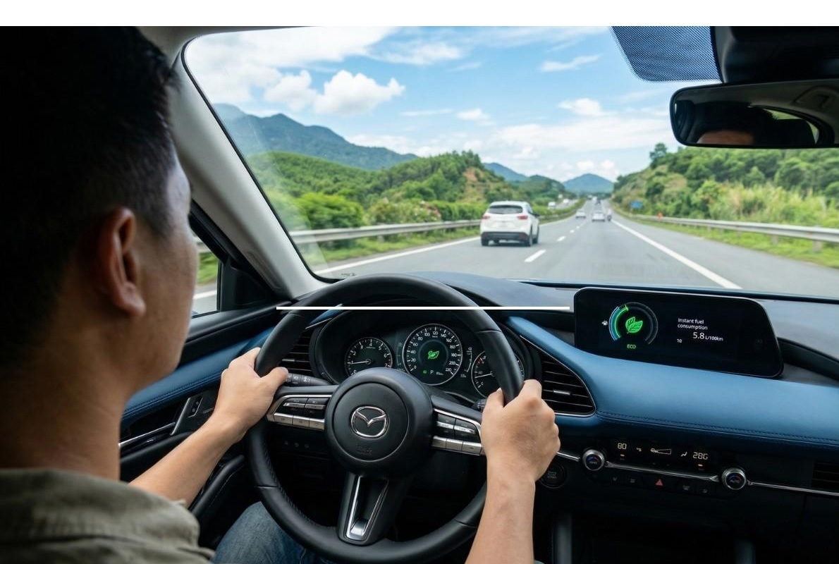 cách lái xe tiết kiệm nhiên liệu tại VinCar